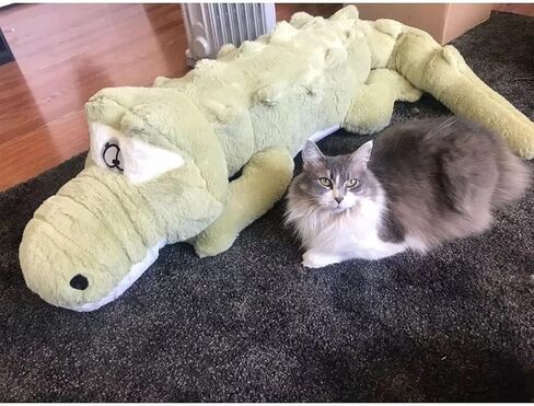 Hofun4U Alligator Plush Pillow, 67 inch Alligator Stuffed Animal, Home Decor Christmas Valentine’s Birthday Gift for Boys Girls Adults Kids (Green) in Kuwait