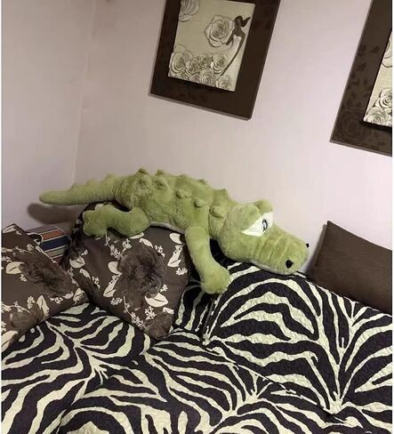 Hofun4U Alligator Plush Pillow, 67 inch Alligator Stuffed Animal, Home Decor Christmas Valentine’s Birthday Gift for Boys Girls Adults Kids (Green) in Kuwait