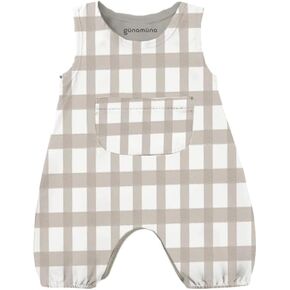 GUNAMUNA günamüna Unisex Baby, Toddler Ultra-Soft Bamboo Fleece Daytime Bubble Jumpsuit w/Diaper Zipper for Easy Changing