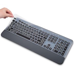 غطاء لوحة المفاتيح لـ Logitech Signature K650 Comfort غطاء حماية لوحة المفاتيح اللاسلكية كامل الحجم، ملحقات Logitech Signature K650، شفاف in Kuwait