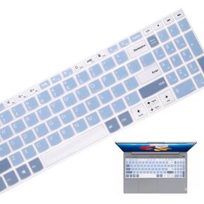 Keyboard Cover for Lenovo Yoga 7 7i 15.6 16 inch,2023 IdeaPad 3 3i 15.6",ideaPad 5 15.6",ideaPad Flex 5 15.6,ideaPad Slim 7 15.6,Yoga 7 15,ThinkBook 15,ThinkBook G2 G3 15p (Deep Blue Mystery)