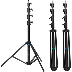 Flashpoint 7' Air-Cushion Heavy-Duty AutoStand Pro, Black, 3-Pack