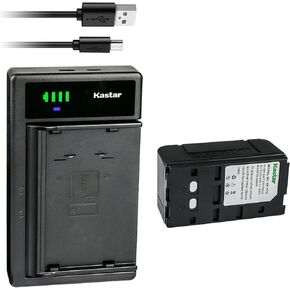 Kastar 1-Pack NP-77H Battery and LTD2 USB Charger Compatible with Sony CCD-F330 CCD-F335 CCD-F34 CCD-F340 CCD-F35 CCD-F350 CCD-F350E CCD-F355E CCD-F36 CCD-F360 CCD-F365 CCD-F370E CCD-F375E CCD-F38 in Saudi Arabia