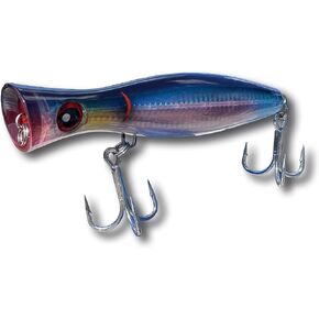 SMASHDIT Saltwater Popper Lure Topwater Popper Lure Saltwater, Fishing Accessories for Saltwater Surface Casting and Freshwater Surface Fishing, Large Predator Fish