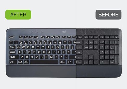 غطاء لوحة المفاتيح لـ Logitech Signature K650 Comfort غطاء حماية لوحة المفاتيح اللاسلكية كامل الحجم، ملحقات Logitech Signature K650، شفاف in Kuwait