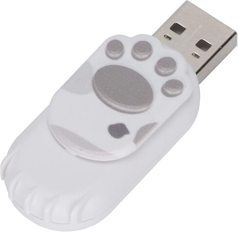 محرك فلاش USB 2.0، عصا ذاكرة USB على شكل مخلب قطة لطيفة، 16 جيجابايت/32 جيجابايت/64 جيجابايت/128 جيجابايت، عصا ذاكرة USB محمولة على شكل حرف U للكمبيوتر المحمول، رمادي (64 جيجابايت) in Kuwait