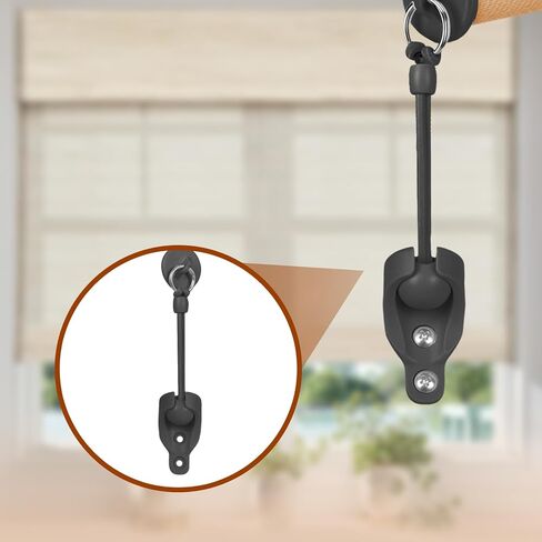 SeprochooSunshade Curtain Replacement Parts, Bungee Jumping kit, Suitable for Coolaroo's External Roller Blinds, and Compatible with Various Outdoor Sunshade Models(1set, Beige) in Kuwait