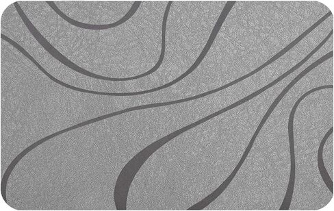 YCT - Bath Mats for Shower - Non Slip Bathroom Mat Set - Super Absorbent and Quick Drying Bath Rugs for Bathtub, Shower, Kitchen, Sink, 16.9"x27.2", Beige in Kuwait