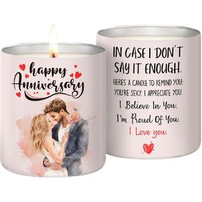 هدايا رومانسية مضحكة للصديقة، والزوجة، والصديق، والزوج، وBFF - عيد الميلاد، والذكرى السنوية، والكريسماس، وعيد الحب - شمعة اللافندر in Kuwait