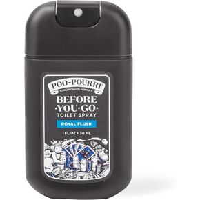 Poo-Pourri Before-You-Go Toilet Spray, Royal Flush, Travel Size 10 mL - Eucalyptus and Spearmint