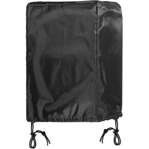 uxcell Folding Bed Covers 31 x 12 x 37 Inch Oxford Fabric Dustproof Furniture Protective Cover Multifunctional Organizer, Black