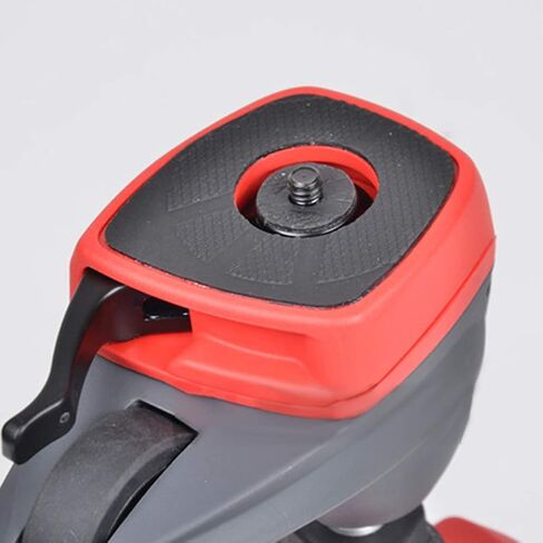 Quick Release Plate, Aluminium Alloy Round Quick Release Plate with Standard 1/4inch Screw Mini Quick Release Plate Tripod Replacement Part for Compact Action Tripod (Red) in Saudi Arabia