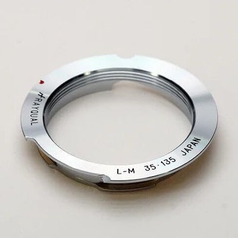 Rayqual Lens Mount Adapter : Compatible with L39 Screw Lens to leicaM Body (L to M) 28-90 Black in Saudi Arabia