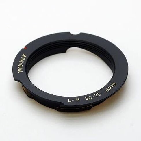 Rayqual Lens Mount Adapter : Compatible with L39 Screw Lens to leicaM Body (L to M) 28-90 Black in Saudi Arabia