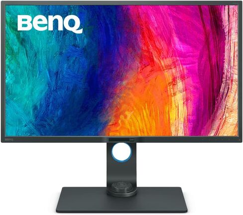 شاشة BenQ PD3200Q ذات التصميم الدقيق بالألوان مقاس 32 بوصة QHD 1440p | 100% Rec.709 & sRGB | Delta E≤3 | تقرير المعايرة | Pantone | AQCOLOR | HotKey Puck | مريح | مكبرات الصوت | DisplayPort | HDMI in Saudi Arabia