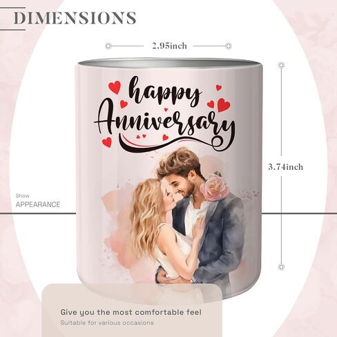 هدايا رومانسية مضحكة للصديقة، والزوجة، والصديق، والزوج، وBFF - عيد الميلاد، والذكرى السنوية، والكريسماس، وعيد الحب - شمعة اللافندر in Kuwait