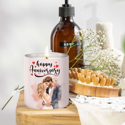 هدايا رومانسية مضحكة للصديقة، والزوجة، والصديق، والزوج، وBFF - عيد الميلاد، والذكرى السنوية، والكريسماس، وعيد الحب - شمعة اللافندر in Kuwait