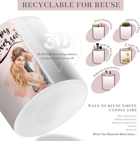 هدايا رومانسية مضحكة للصديقة، والزوجة، والصديق، والزوج، وBFF - عيد الميلاد، والذكرى السنوية، والكريسماس، وعيد الحب - شمعة اللافندر in Kuwait