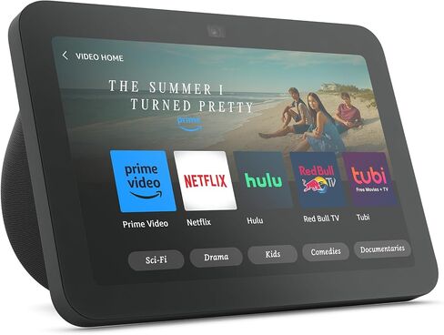 Amazon Echo Show 8 (3rd Gen, 2023 release) | With Spatial Audio, Smart Home Hub, and Alexa | Charcoal in Saudi Arabia