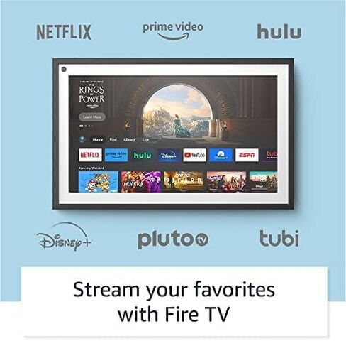 أمازون إيكو شو 15 | شاشة ذكية عالية الدقة مقاس 15.6 بوصة مزودة بتلفزيون Alexa وFire مدمج | جهاز تحكم عن بعد متضمن in Saudi Arabia