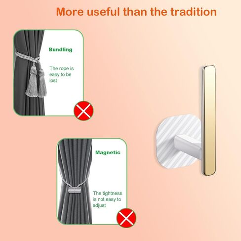 4 Pack Curtain Holdbacks Wall Mounted Self Adhesive L Shaped Decor Hooks Nordic Style Drapery Tiebacks Window Treatment Holders for Home Office Decorative in Saudi Arabia