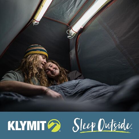 أنبوب إضاءة LED من Klymit Everglow، فانوس تخييم قابل للنفخ مع ضوء USB فائق السطوع وقابل للتعتيم مع حلقة تسلق ومرفق مغناطيسي in Kuwait