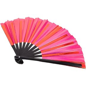 HOMSFOU Gold Decor Vintage Decor Fan Rave Outfits Disco Decorate PVC Shine Props Miss