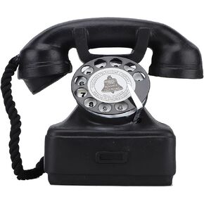 Push Button Phone Ornament Retro Antique Vintage Landline Telephone Home Desk Decor Photograph Props