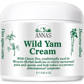 Wild Yam Cream, ANNAS Wild Yam Cream Organic for Hormone Balance, ANNAS Women's Organic Wild Yam Root Cream Promoting Perimenopause & Menopause Support for All Skin Types