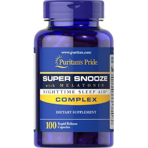 Puritan's Pride Super Snooze مع كبسولات الميلاتونين سريعة الإصدار، عدد 100 in Kuwait