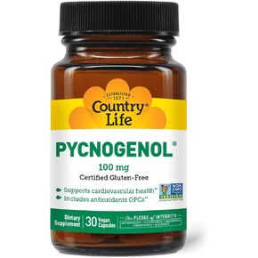 Country Life Pycnogenol 100 mg - 30 Vegan Capsules