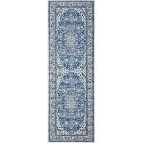 Zacoo Runner Rug 2x6 Washable Rugs Runners for Hallways Bohemian Rugs for Bedroom Non Slip Kitchen Mat with Rubber Backing Oriental Area Rug Indoor Mats for Front Door Entry Living Room 2'x6'