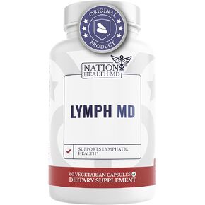 Lymph MD - Lymphatic System Supplement with 9 Botanicals - Dandelion, Burdock, Echinacea, Lemon & More - Supplements for Men and Women - 60 capsules
