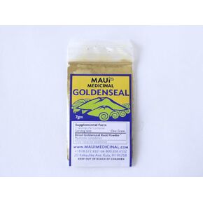 Goldenseal Root Powder 7gm = 1/4 oz. **USA GROWN & PACKAGED**