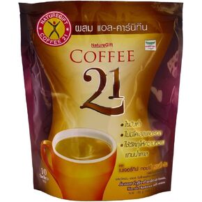 Naturegift Coffee 21 With Vitamins L-Carnitine Weight Loss Formula 10 Sachets