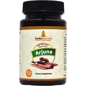 Arjuna 60 Capsules Count Pure Terminalia Arjuna for Heart Made with Organic Arjuna Powder