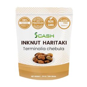 Haritaki/Inknut Whole for Dark Circles | 10 Ounce (283 Grams) | 100% Naturally Dried herb | Terminalia chebula
