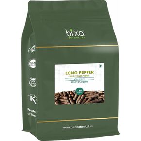 بيكسا بوتانيكال فلفل طويل/بيبالي (بايبر لونجوم) مسحوق مستخلص جاف | بديل مثالي ومقوي للجهاز التنفسي ومضاد للديدان ويمنع انتفاخ المعدة in Kuwait