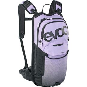 evoc Stage 12 Backpack | Hydration Backpack for Biking, Hiking, Climbing, Running | 12L Capacity | Holds Up to 2L Hydration Bladder | Helmet Transport Flap Included, Sulphur/Yellow/Olive