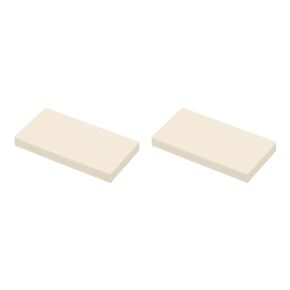 PATIKIL Alumina Ceramic Sheet Cooling Pad Insulating Sheet 2pcs High Hardness for MOS Transistor 50x25x5mm(2x1x0.2")
