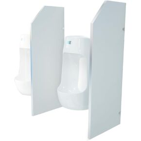 Public Toilet Partition for Men's Restroom PVC Material with Bathroom Partition Hardware for Durability and Functionality for School/Shopping malls/Public Places35.43x15.74x0.63 inch 1PCS