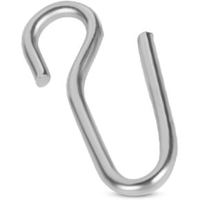 خطاف لقناة/مسار الستارة، اللون - فضي، المادة - الفولاذ الطري (MS)، 100 قطعة in Kuwait