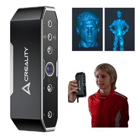 [2024 Upgrade] Creality 3D Scanner CR-Scan Otter for 3D Printing, 3D Printer Scanner with Four-Lens Stereo Vision, 10-2000mm Scanning Range, Anti-shake Tracking, 0.02mm Accuracy for mac OS/Windows