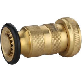 1.5" NH/NST Fire Hose Nozzle, Brass Fire Equipment Spray Jet Fog Nozzle, Max. 100psi in Kuwait