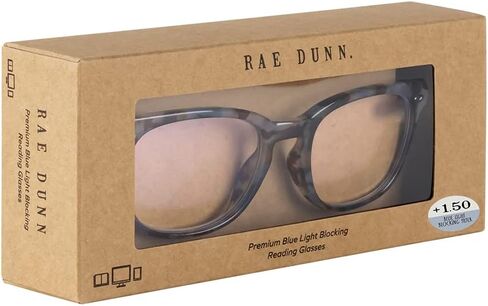 نظارات القراءة Rae Dunn "JUDY Blue Light Blocking للقراءة مع حافظة من الألياف الدقيقة ذات الخط المميز in Kuwait