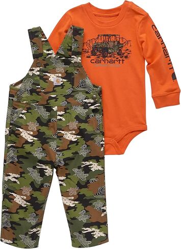 طقم ملابس وبدلة بأكمام طويلة للأولاد من Carhartt مكون من قطعتين in Kuwait