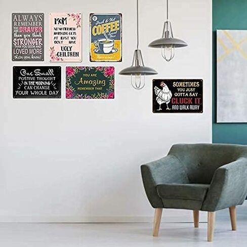 Eeypy Sunflower Wishes and Honey Bee Kisses Metal Sign Art Tin, 8x12inch in Kuwait