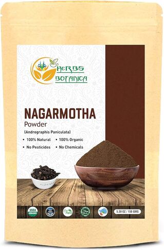 مسحوق Nagarmotha العضوي، Cyperus Rotundus، تركيبة الأيورفيدا للهضم، مكمل عشبي نقي 100% عالي الجودة للرجال والنساء، يعزز العناية الصحية بالشعر، 150 جم / 5.3 أونصة in Kuwait