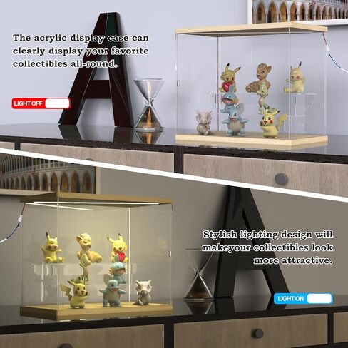 Nynelly Acrylic Display Case for Collectibles, 5 Tier Clear Rock Display Case Stand, Assemble Countertop Display Box Storage Showcase for Mini Funko Pop Figures Collectibles Toys,Pink in Kuwait
