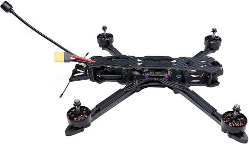 طقم طائرة بدون طيار FPV مقاس 7 بوصة مع F405 FC 60A ESC، محرك بدون فرشاة 4S 2807 1350 KV، سباق بدون طيار RC بدون طيار in Kuwait